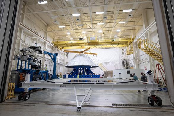 SLS_Payload_Adapter_Manufactured,_Prepared_for_Testing_at_NASA_Marshall_photo_3_(MSFC_240401_NASA_Payload_Adapter_DTA_Nest_Install_and_Prep_for_move_photo_6).jpg