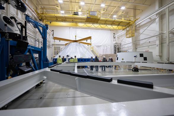 SLS_Payload_Adapter_Manufactured,_Prepared_for_Testing_at_NASA_Marshall_photo_1_(MSFC_240401_NASA_Payload_Adapter_DTA_Nest_Install_and_Prep_for_move_photo_2).jpg