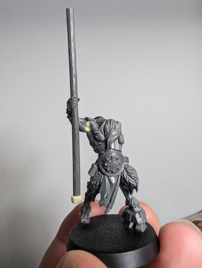 Fellgor Iconarch showing off some rudimentary milliput filling