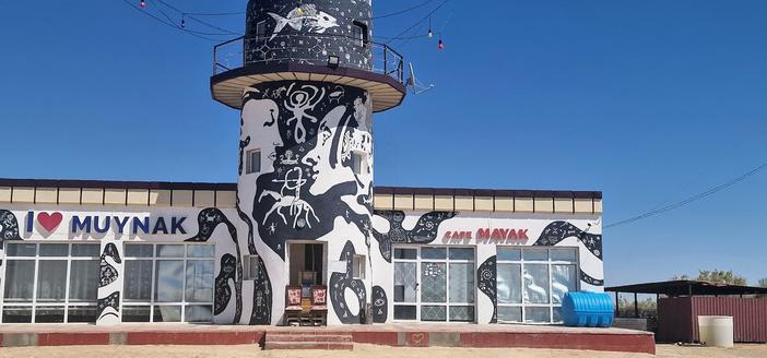 Artwork in Moynaq, Uzbekistan