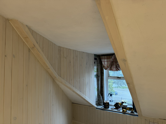 Dormer waiting for new window to be installed