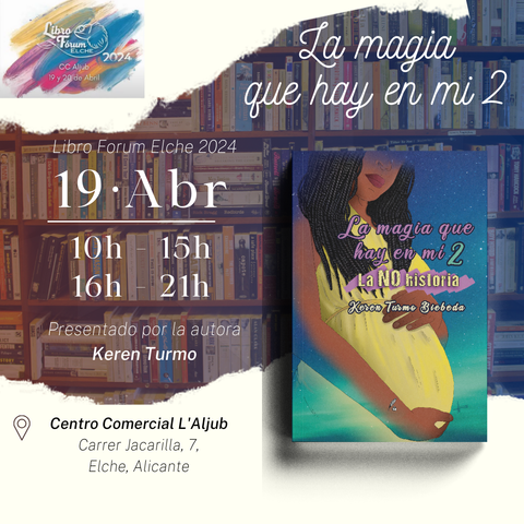 @libroforum @literaturelx @diversidadliteraria #2024 #abril #abril2024 #libroforum2024 #elche #alicante #valencia Evento que se sucede entre el 19 y 20 de abril de 2024 #KerenTurmo