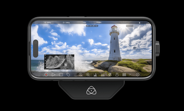 Produktová fotografie Ninja Phone z webu https://www.atomos.com/explore/ninja-phone/