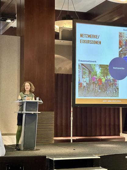Susanne Niemann auf der Landesversammlung des ADFC NRW