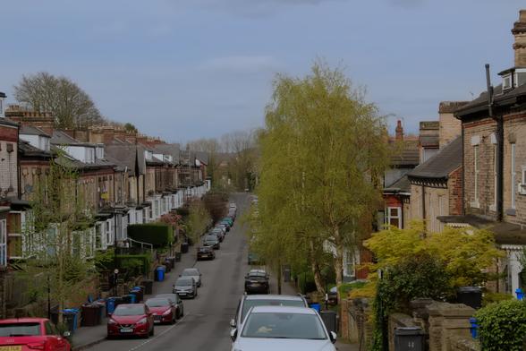 Harcout Road in Sheffield Uk