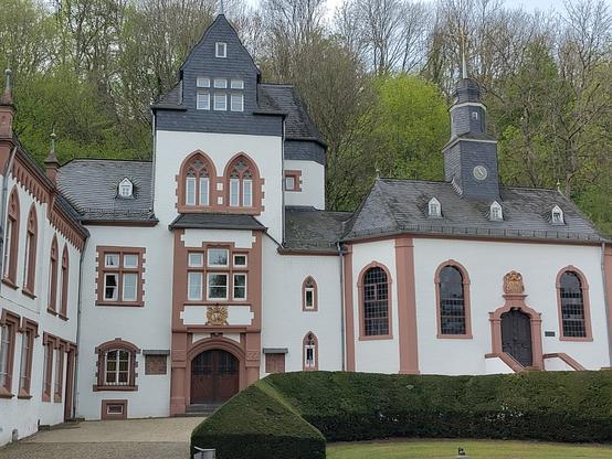 A photo of the Leibniz Center for Informatics, Castle Dagstuhl, in Saarland (the far Southwest of Germany) from the castle courtyard.
