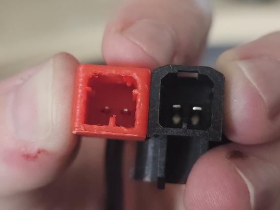 Printed connector next to connector of the stock boot light