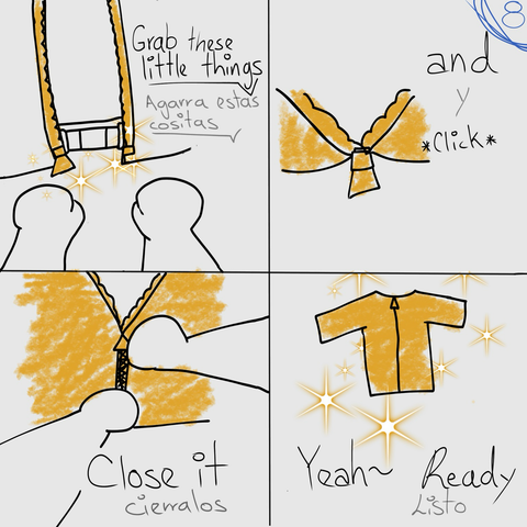 Foolish cerrando la hoodie de Arin.