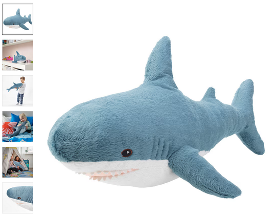 BLÅHAJ 60cm