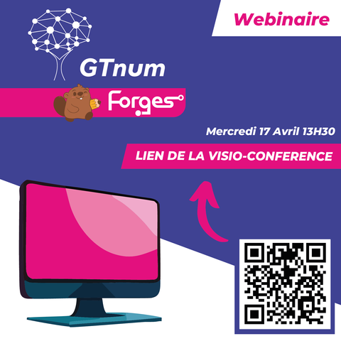 poster information webinaire 17 avril, avec qr code