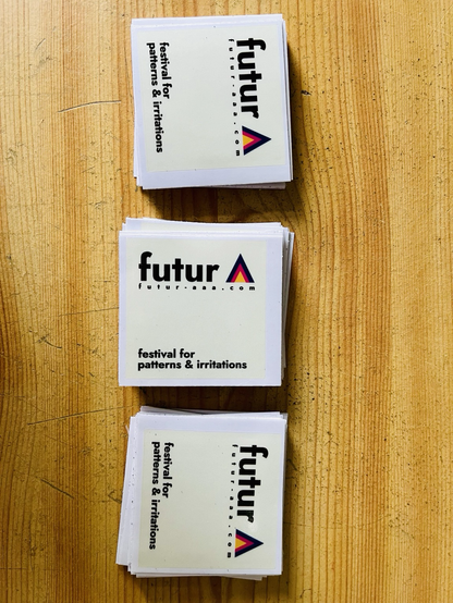 Sticker for the futur AAA festival