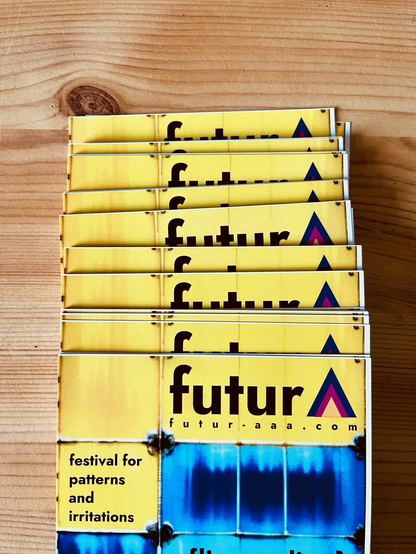 Flyer for the Futur AAA festival