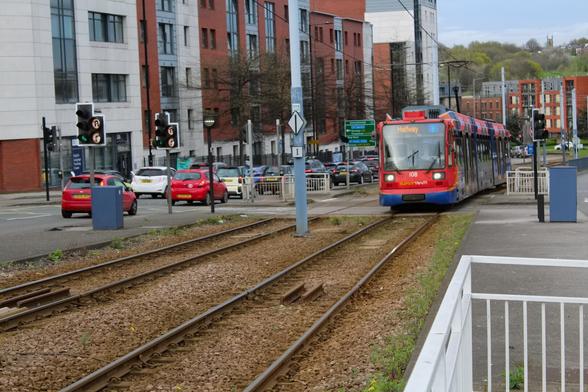 Supertram in Sheffield