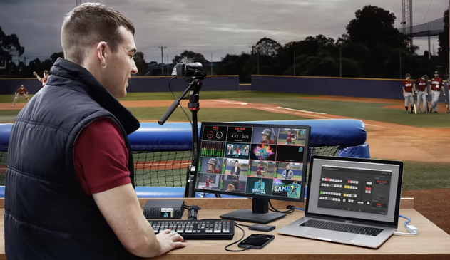 Produktová fotografie Live Replaye v BMD DaVicni Resolve, která byla pořízena z videa NAB 2024 Update. Ke zhlédnutí na https://youtu.be/HCyp7lJYRlE?feature=shared&t=3173
nebo https://vhsky.cz/watch?v=HCyp7lJYRlE&t=3173