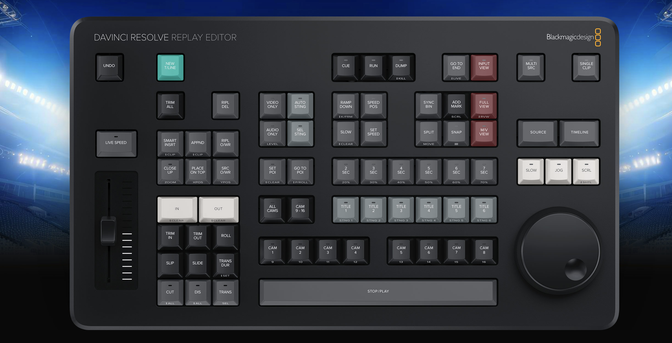 Fotografie zařízení z webu https://www.blackmagicdesign.com/products/davinciresolvereplayeditor