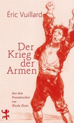 Buchcover mit Zeichnung eines aufschreienden Mannes in rot