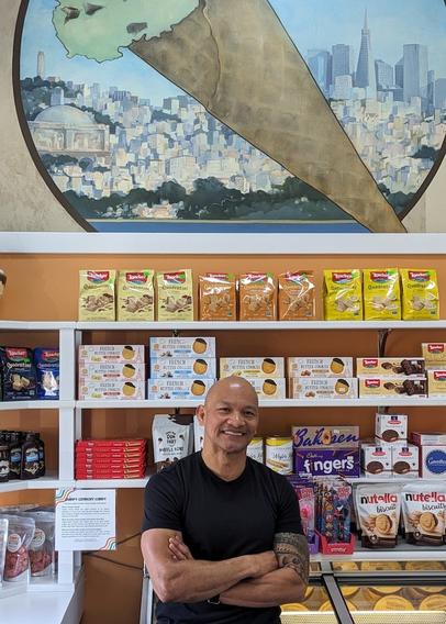 Marlon Payumo, operations manager at Mitchell's Ice Cream