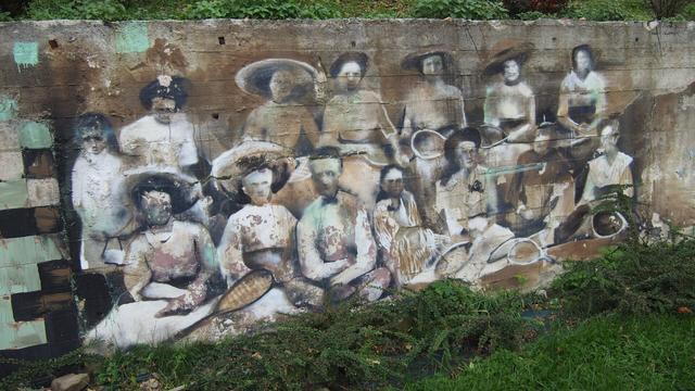 Artwork by Arkadiusz Andrejkow in Sanok, Poland