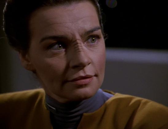 A head shot of Seska from Star Trek Voyager