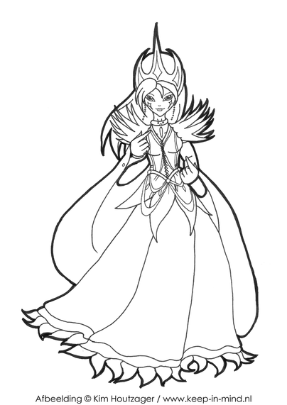 lady in a dress