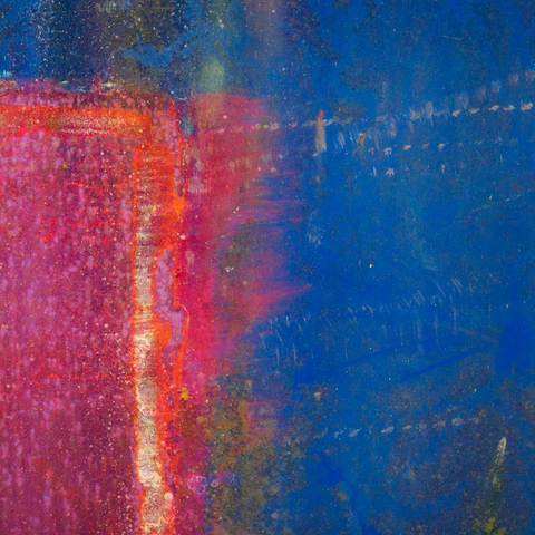 Abstract of rust on a canal boat