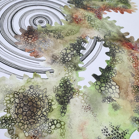 Detail of the work