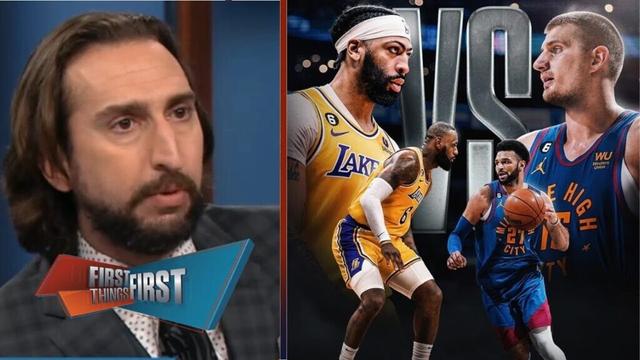 FIRST THINGS FIRST | Lakers can really upset Nuggets with LeBron-AD in beast mode - Nick Wright