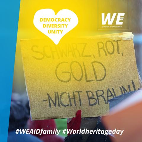 A moment from the Berlin demo for kindness, diversity and DEMOCRACY

... a click on the provided link brings you to our instagram - as of today April 19th 2024 it´s the first posting - a short reel with imressions from the "Wir sind die Brandmauer" demo