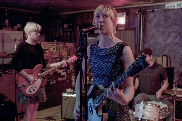 The Casual Dots  @ Pat’s in the Flats
Cleveland Ohio
-April 19, 2004
.
Casual Dots w/Kathi Wilcox (Bikini Kill) and Christina Billotte (Slant 6, Bratmobile), are still as a band today.