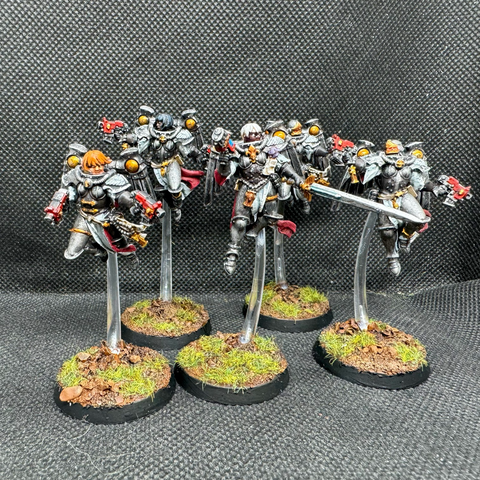 A Seraphim Squad from the Order of the Argent Shroud
