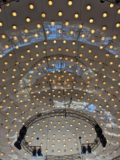 Ceiling of the plenary room in Berlin Congress Center.
