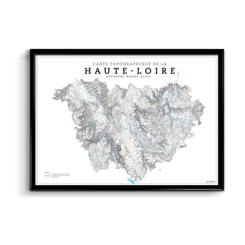 carte topographique de la haute-loire