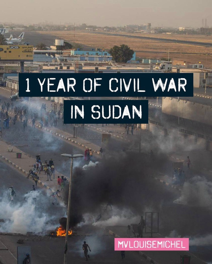 Streets in Sudan burning