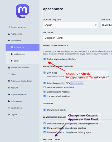 Mastodon UI Quick Tip!