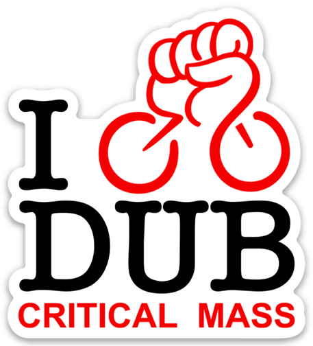 I BIKE Dublin Logo with Critical Mass Logo incorporated