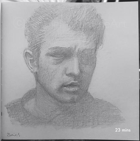 A pencil portrait