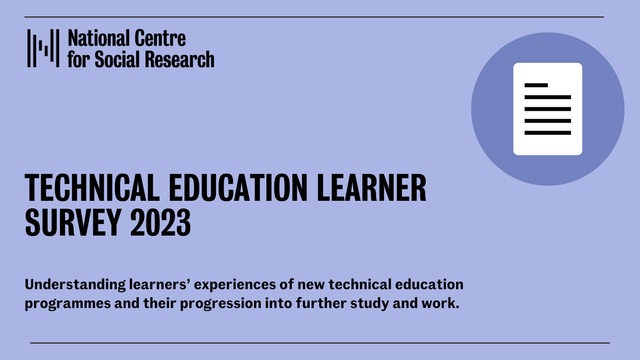 Understanding learners' experiences of new technical education programmes and their progression into further study and work.
