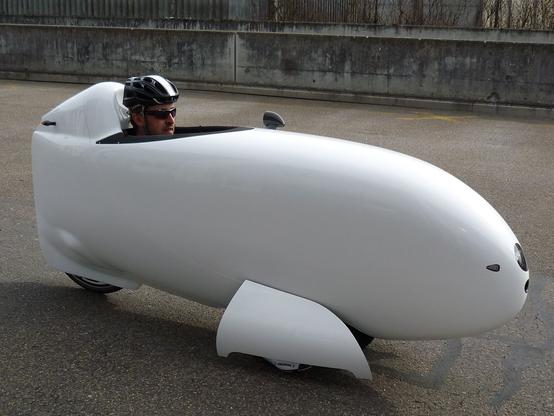 The "Peregrin on Birk" is a streamliner made for everyday riding.  Its very fast on the track but how practical is it in the real world?