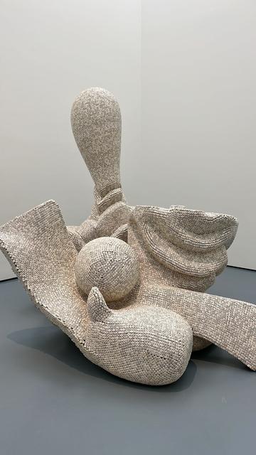 #Sculpture build out of thousands of dice. Gives me the feeling of a bowling bowl in the middle of knocking over pins.