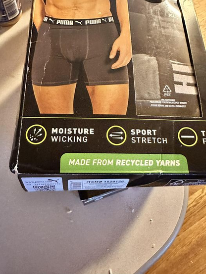 Puma Men's Boxer shorts "Made from recycled Yarns" (Pun intended)