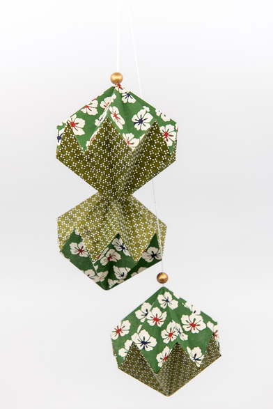 Parure de diamants verts