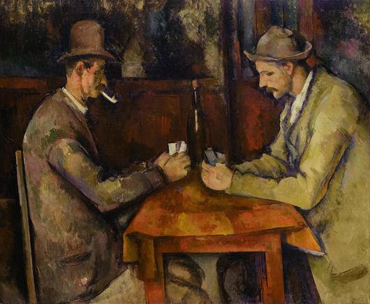 Card Players (5th version) (ca.1894-1895) by Paul Cezanne, oil on canvas, Musée d&#039;Orsay