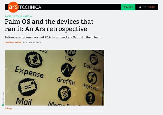 Palm OS and the devices that ran it