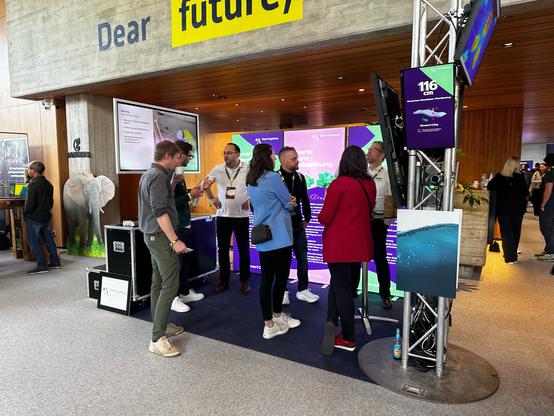 Der Smart City Stand beim Rocketeer Festival 2024.