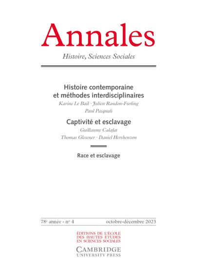 Couverture des Annales (mêmes infos que dans le pouet)