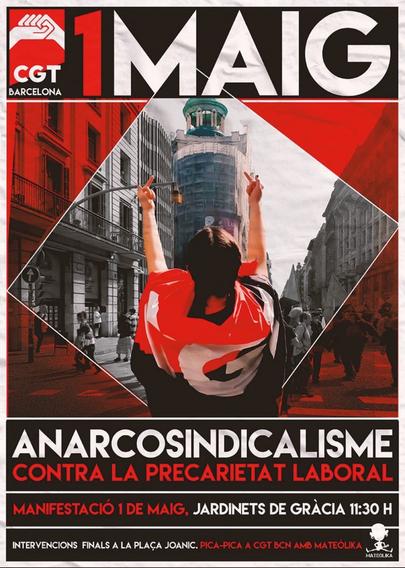 Cartell CGT per 1 de Maig