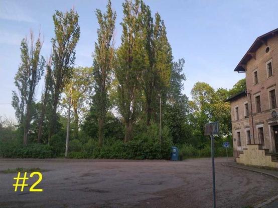 Perspektywa #2, widok z placu dworcowego.