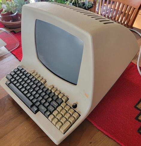 An old computer terminal