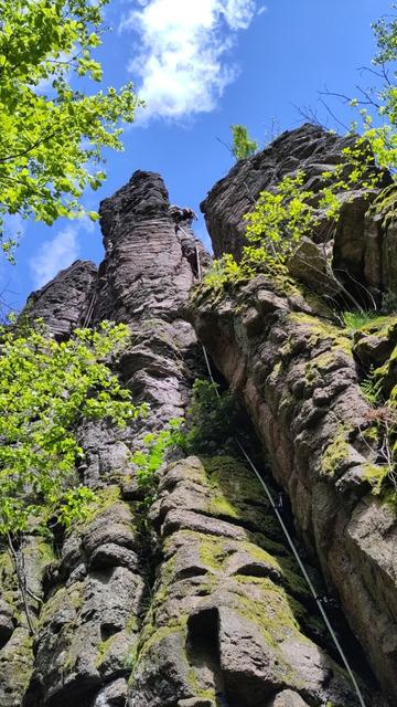 Battert - Disgrazia. Route Südostkante