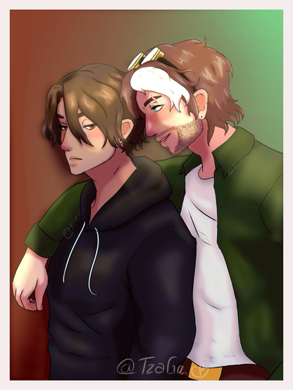 Luzu y Cellbit cubitos